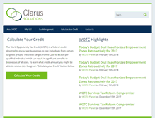 Tablet Screenshot of clarussolutions.org